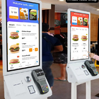 Restaurant Self Service Food Ordering Kiosks Machine With 24 Inch 27 Inch 32 Inch Panel