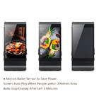 Dual Touch Screen Digital Signage Kiosk For Advertising Restaurant Menu