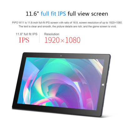 11.6 Inch 2 In 1 Laptop Tablet 8GB RAM 128GB ROM With Adapter 12v 2a