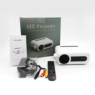 120 ANSI Portable Mini Led Projector , Home Movie Projector With 5G Wi Fi Version USB BT